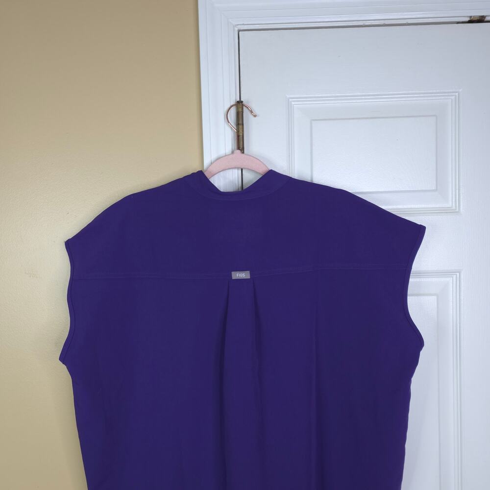 Figs Rafaela Oversized Scrub Top in Purple Size L - Picture 6 of 9
